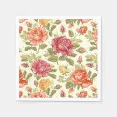 Serviette En Papier Floral (Devant)