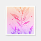 Serviette en papier floral (Devant)