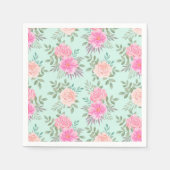 Serviette En Papier Floral (Devant)