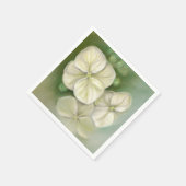 Serviette En Papier Floral (Coin)