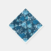 Serviette En Papier Floral (Coin)