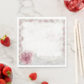 Serviette En Papier Floral (En situation)