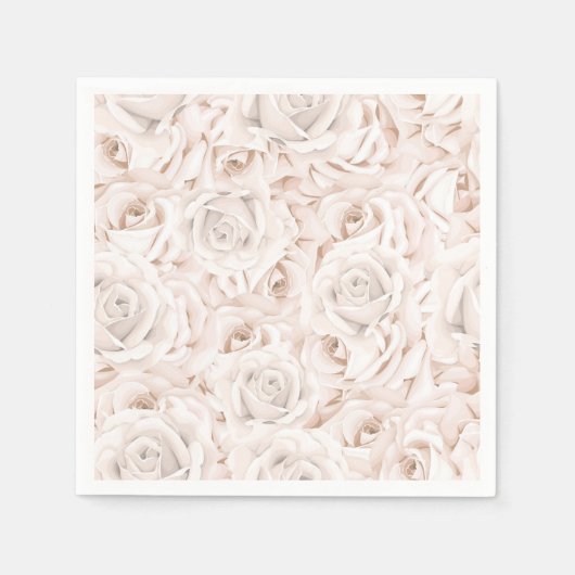 Serviette En Papier Floral (Devant)