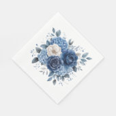 Serviette En Papier Floral (Coin)