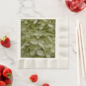 Serviette En Papier Floral Celadon Green Hydrangea (En situation)