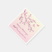 Serviette En Papier Floral Cherry Blossoms (Coin)