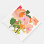 Serviette En Papier Floral doux (Coin)
