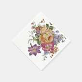 Serviette En Papier Floral Fantasy  (Coin)
