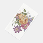 Serviette En Papier Floral Fantasy  (Coin)