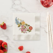 Serviette En Papier Floral hongrois -kalocsai (En situation)