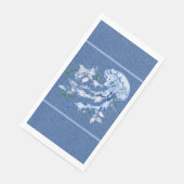 Serviette En Papier Floral Jellyfish Papier Serviettes d'hôtes (Coin)