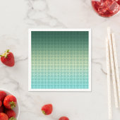 Serviette En Papier Floral ornament (En situation)