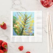 Serviette En Papier Floral Plante de gingembre à fleurs (En situation)