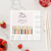 Serviette En Papier Floral Storybook Sa Prochaine Fête des mariées Cha (En situation)