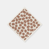 Serviette En Papier Floral VI Abstrait (Coin)