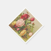 Serviette En Papier Floral vintage (Coin)