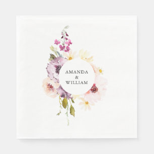 Serviette En Papier Floral vintage