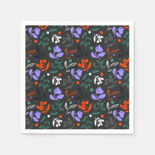 Serviette En Papier Flore au crépuscule