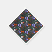 Serviette En Papier Flore au crépuscule (Coin)