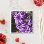 Serviette En Papier Flore de printemps Blue Hyacinth II (En situation)