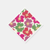 Serviette En Papier Flore gras multicolore (Coin)