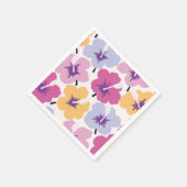 Serviette En Papier Flore gras multicolore (Coin)