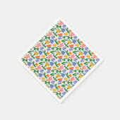 Serviette En Papier Flore printanière (Coin)