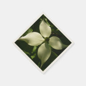 Serviette En Papier Flore printanière du Dogwood illuminé (Coin)