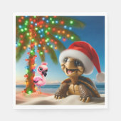 SERVIETTE EN PAPIER FLORIDA CHRISTMAS PARTY NAPKINS (Devant)