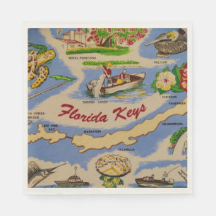 Serviette En Papier Florida Keys Papier Amusant