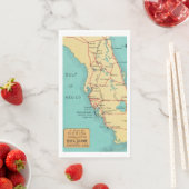 Serviette En Papier Florida's West Coast Guest Towels (En situation)