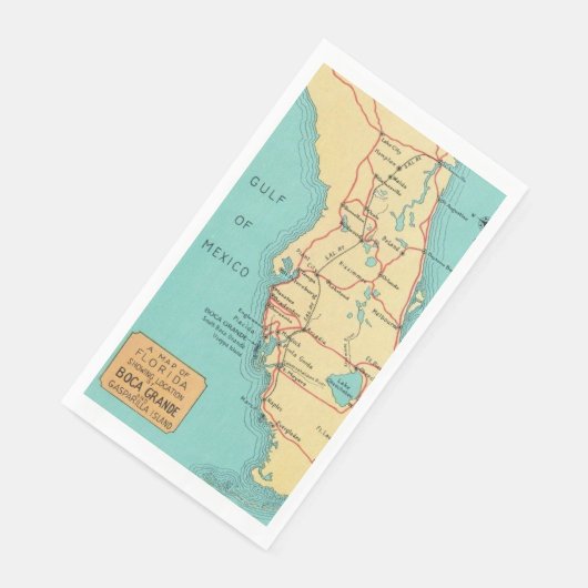 Serviette En Papier Florida's West Coast Guest Towels (Coin)