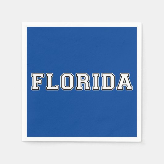 Serviette En Papier Floride (Devant)