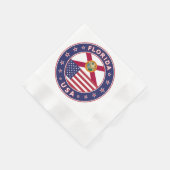 Serviette En Papier Floride (Coin)