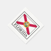 Serviette En Papier Floride (Coin)