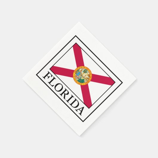 Serviette En Papier Floride (Coin)