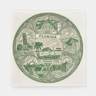 Serviette En Papier Floride l'État du Soleil 