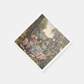Serviette En Papier Floride Vintage Napkin (Coin)