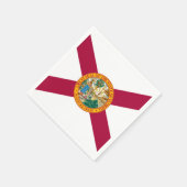 Serviette En Papier Floridian Flag, Flag of Florida (Coin)