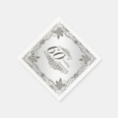Serviette en papier Flourish Diamond 60e anniversa (Coin)