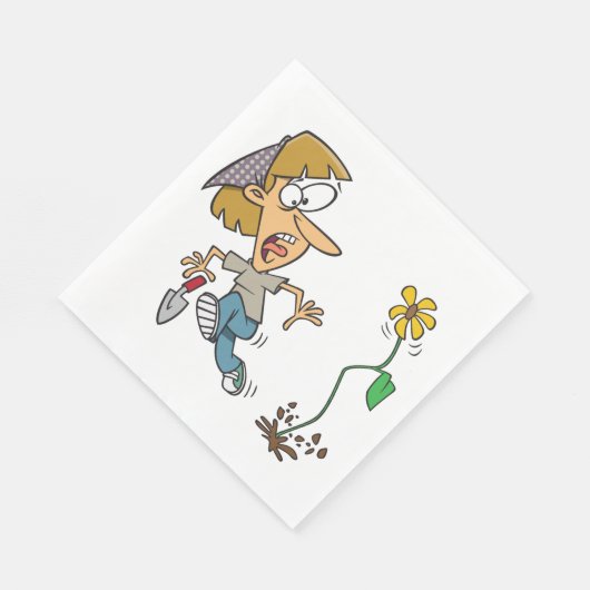 Serviette En Papier Flower Fright (Coin)