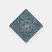 Serviette En Papier Flower of Life in Lotus (Coin)