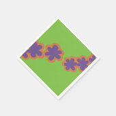 Serviette En Papier Flower Power napkins (Coin)