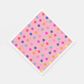 Serviette En Papier Flower Power Party (Coin)