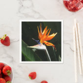 Serviette En Papier Flower tropical orange paradise (En situation)