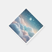 Serviette En Papier Fluffy Cloud Pastel (Coin)