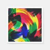 Serviette En Papier Flux Abstrait Wave Fine Art (Devant)