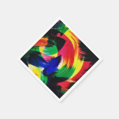 Serviette En Papier Flux Abstrait Wave Fine Art (Coin)
