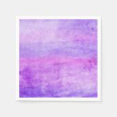 Serviette En Papier Flux d'aquarelle violet (Devant)