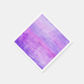 Serviette En Papier Flux d'aquarelle violet (Coin)